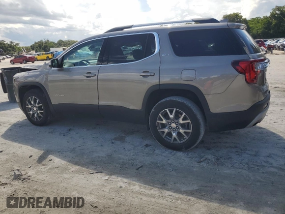 2022 GMC Acadia SLT with VIN 1GKKNMLS2NZ109694, listed as a Copart auction lot 69944824 with 19,606 mi miles and Salvage Title. Bid and sale history available at carsss.com. Image 2.