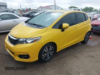2019 Honda Fit EX z VIN 3HGGK5H86KM723689, wystawiony jako IAAI lot #42148660 z przebiegiem 100 533 mil mil oraz . Historia ofert i sprzedaży dostępna na DreamBid. Obrazek 2.