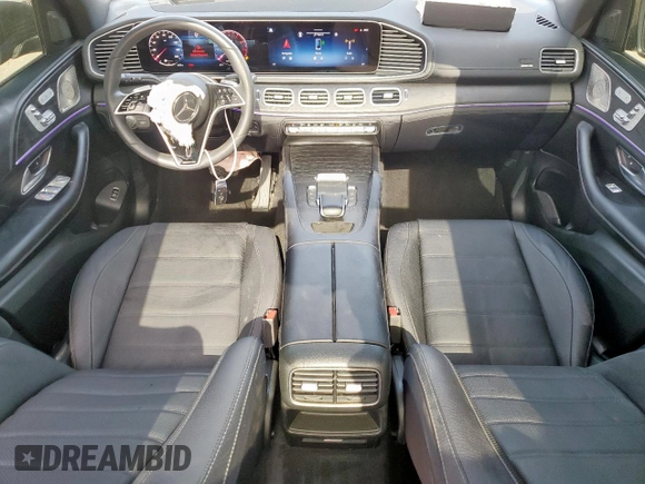 2024 Mercedes-Benz GLE 450 with VIN 4JGFB5KB8RB122828, listed as a Copart auction lot 61954615 with 9,329 mi miles and Salvage title. Bid and sale history available at DreamBid. Image 8.