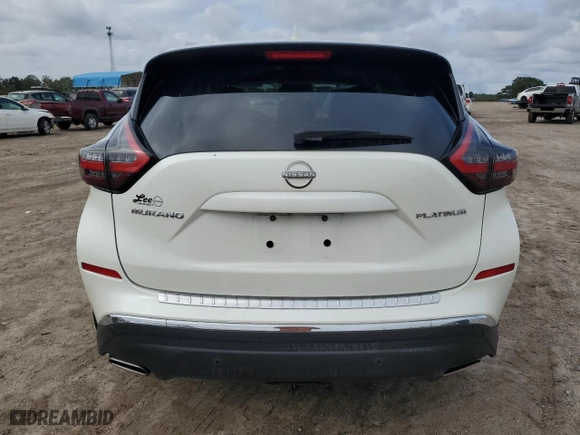 2023 Nissan Murano Platinum with VIN 5N1AZ2DJ1PC129460, listed as a Copart auction lot 79756684 with 16,948 mi miles and Non Repairable. Bid and sale history available at carsss.com. Image 6.
