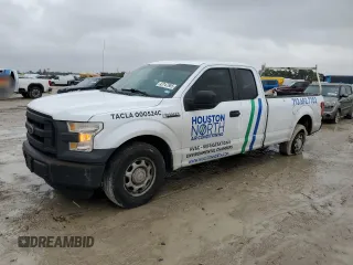 2016 Ford F-150 XL with VIN 1FTEX1CF3GKE26318, listed as a Copart auction lot 43147885 with 261,869 mi miles and Salvage Title. Bid and sale history available at carsss.com. Image 1.