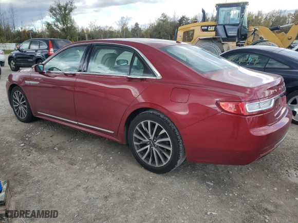 2017 Lincoln Continental Select with VIN 1LN6L9TK0H5608050, listed as a Copart auction lot 74311914 with 88,565 mi miles and Salvage Title. Bid and sale history available at carsss.com. Image 2.