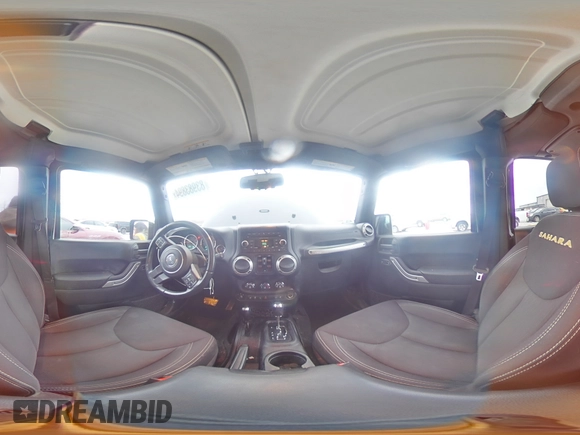 2015 Jeep Wrangler Unlimited Sahara with VIN 1C4BJWEGXFL606573, listed as a Copart auction lot 83983894 with 103,314 mi miles and Clean title. Bid and sale history available at DreamBid. Image 14.