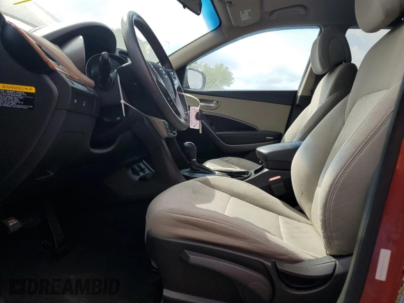 2016 Hyundai Santa Fe z VIN 5XYZTDLB1GG351684, wystawiony jako Copart lot #48396885 z przebiegiem 148 301 mil mil oraz Nie do naprawy • Non repairable. Historia ofert i sprzedaży dostępna na DreamBid. Obrazek 7.