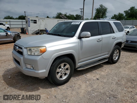 2012 Toyota 4Runner SR5 with VIN JTEZU5JR2C5041318, listed as a Copart auction lot 54046175 with 173,551 mi miles and Salvage title. Bid and sale history available at DreamBid. Image 1.