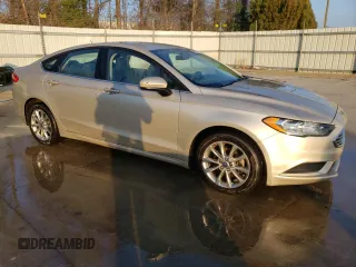 2017 Ford Fusion SE with VIN 3FA6P0H75HR388366, listed as a Copart auction lot 44427825 with 122,529 mi miles and Clean Title. Bid and sale history available at DreamBid. Image 4.