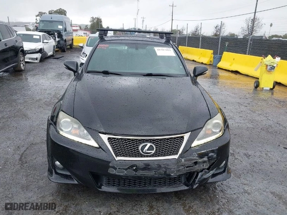 2011 Lexus IS 250 with VIN JTHBF5C21B5145862, listed as a IAAI auction lot 41587091 with NaN miles. Bid and sale history available at carsss.com. Image 11.