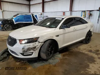 2017 Ford Taurus SHO with VIN 1FAHP2KT3HG142823, listed as a Copart auction lot 59670475 with 100,119 mi miles and Salvage title. Bid and sale history available at DreamBid. Image 1.