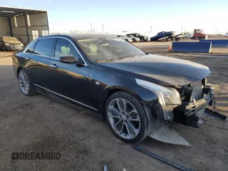 2017 Cadillac CT6 Premium Luxury AWD with VIN 1G6KH5R6XHU193058, listed as a Copart auction lot 43237085 with 70,253 mi miles and Salvage title. Bid and sale history available at DreamBid. Image 4.
