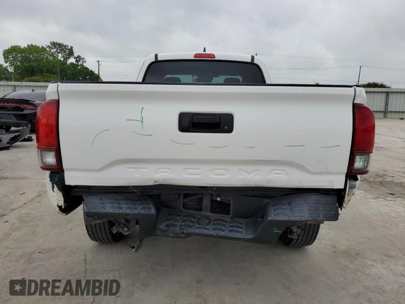2018 Toyota Tacoma SR with VIN 5TFRX5GN7JX123918, listed as a Copart auction lot 55269855 with 108,587 mi miles and Salvage Title. Bid and sale history available at DreamBid. Image 6.