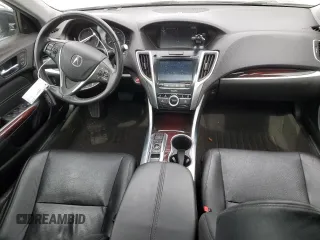 2015 Acura TLX V6 Advance with VIN 19UUB2F77FA002604, listed as a Copart auction lot 48349805 with 125,276 mi miles and Salvage Title. Bid and sale history available at carsss.com. Image 8.