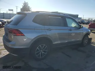 2021 Volkswagen Tiguan S with VIN 3VV1B7AX7MM005980, listed as a Copart auction lot 42827715 with 34,940 mi miles and Salvage Title. Bid and sale history available at carsss.com. Image 3.