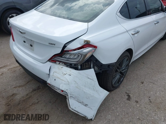 2019 Genesis G70 Advanced with VIN KMTG34LA8KU027252, listed as a IAAI auction lot 41697822 with 130,086 mi miles and . Bid and sale history available at DreamBid. Image 6.