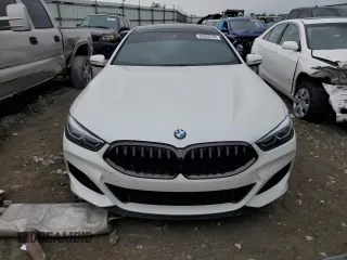 2022 BMW 8 Series M850i with VIN WBAGV8C03NCJ56725, listed as a Copart auction lot 66950784 with 26,359 mi miles and Salvage Title. Bid and sale history available at carsss.com. Image 5.