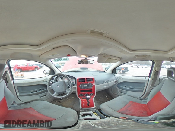 2007 Dodge Caliber SXT with VIN 1B3HB48B17D504667, listed as a Copart auction lot 43218045 with 213,195 mi miles and Clean Title. Bid and sale history available at DreamBid. Image 13.