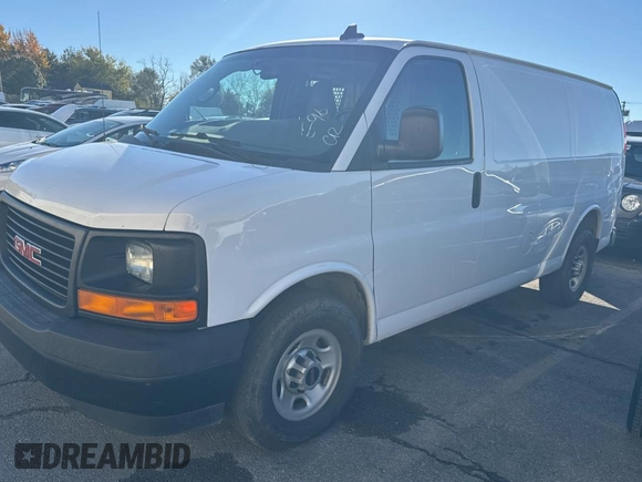 2017 GMC Savana Cargo Van with VIN 1GTW7AFF2H1313581, listed as a Copart auction lot 82309284 with 181,146 mi miles and Clean Title. Bid and sale history available at carsss.com. Image 2.