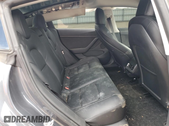2022 Tesla Model 3 Performance with VIN 5YJ3E1EC2NF357843, listed as a Copart auction lot 47617575 with 25,189 mi miles and Salvage Title. Bid and sale history available at DreamBid. Image 10.