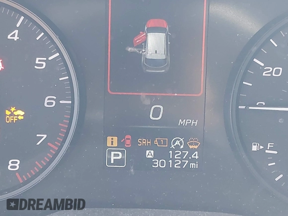 2024 Subaru Impreza with VIN JF1GUABC0R8272102, listed as a IAAI auction lot 41745190 with 30,127 mi miles and . Bid and sale history available at DreamBid. Image 16.