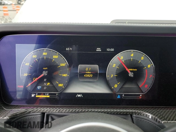 2021 Mercedes-Benz G 550 with VIN W1NYC6BJ8MX372419, listed as a Copart auction lot 55949184 with 43,820 mi miles and Salvage Title. Bid and sale history available at DreamBid. Image 9.