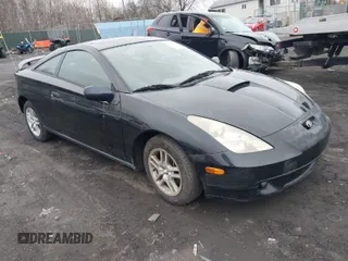 2001 Toyota Celica GT with VIN JTDDR32T510102122, listed as a IAAI auction lot 42027693 with 154,342 mi miles. Bid and sale history available at carsss.com. Image 1.