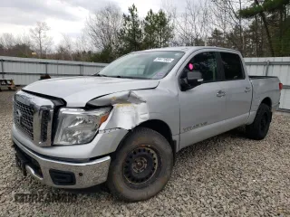 2018 Nissan Titan SV z VIN 1N6AA1E51JN504070, wystawiony jako Copart lot #54471665 z przebiegiem 179 603 mil mil oraz Szkoda całkowita • Salvage title. Historia ofert i sprzedaży dostępna na DreamBid. Obrazek 1.