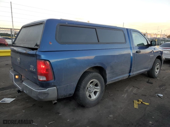 2010 Dodge Ram 1500 ST with VIN 3D7JV1EP4AG165392, listed as a Copart auction lot 89001955 with 279,435 mi miles and Salvage Title. Bid and sale history available at carsss.com. Image 3.