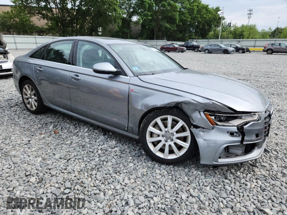 2015 Audi A6 Premium Plus with VIN WAUFGAFC7FN010515, listed as a Copart auction lot 61332435 with 169,121 mi miles and Clean title. Bid and sale history available at DreamBid. Image 4.