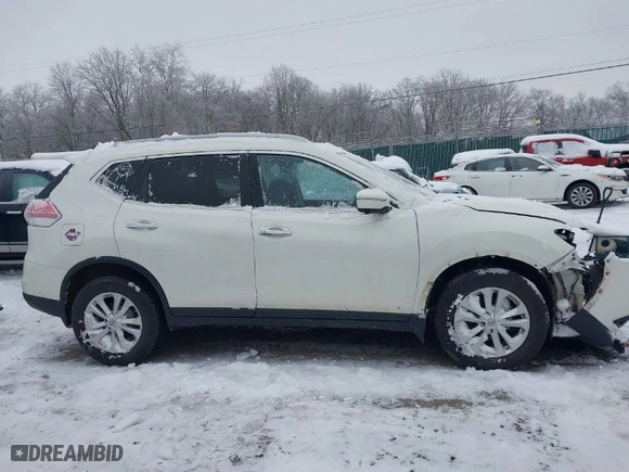 2015 Nissan Rogue SL with VIN 5N1AT2MVXFC766852, listed as a IAAI auction lot 41257381 with 134856 miles. Bid and sale history available at carsss.com. Image 14.