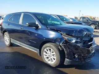 2021 Chevrolet Equinox LS with VIN 3GNAXHEV6MS148419, listed as a IAAI auction lot 41659695 with 73,170 mi miles. Bid and sale history available at carsss.com. Image 1.