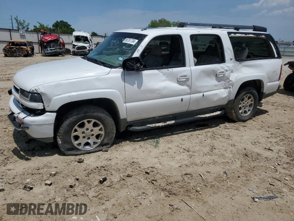 2003 Chevrolet Suburban LT with VIN 3GNFK16T83G297134, listed as a Copart auction lot 56761734 with 303,349 mi miles and Salvage Title. Bid and sale history available at carsss.com. Image 1.