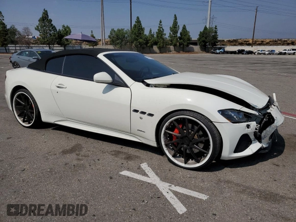 2018 Maserati GranTurismo Sport with VIN ZAM45VMA6J0278885, listed as a Copart auction lot 68682793 with 46,371 mi miles and . Bid and sale history available at DreamBid. Image 4.