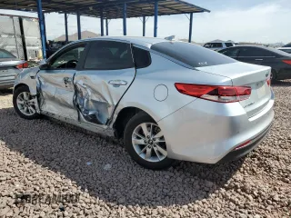 2018 Kia Optima LX with VIN 5XXGT4L33JG234247, listed as a Copart auction lot 51305975 with 124,071 mi miles and Salvage Title. Bid and sale history available at carsss.com. Image 2.