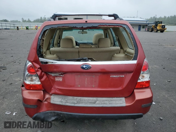 2007 Subaru Forester X w/Premium Pkg with VIN JF1SG65627H718364, listed as a Copart auction lot 64800094 with 133,268 mi miles and Salvage Title. Bid and sale history available at carsss.com. Image 6.