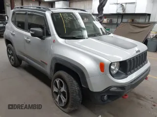 2019 Jeep Renegade Trailhawk with VIN ZACNJBC19KPK11162, listed as a IAAI auction lot 41939193 with 73,361 mi miles and . Bid and sale history available at DreamBid. Image 1.