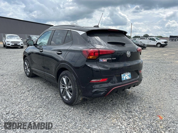 2021 Buick Encore GX Select with VIN KL4MMDS23MB136462, listed as a IAAI auction lot 42729539 with 56,589 mi miles and . Bid and sale history available at DreamBid. Image 21.