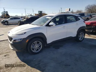 2023 Hyundai Kona SE with VIN KM8K22AB3PU963861, listed as a Copart auction lot 85570044 with 25,493 mi miles and Salvage Title. Bid and sale history available at carsss.com. Image 1.