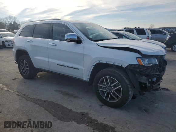 2022 Jeep Grand Cherokee WK Limited with VIN 1C4RJFBG9NC138157, listed as a Copart auction lot 82625414 with 44,195 mi miles and Salvage Title. Bid and sale history available at carsss.com. Image 4.