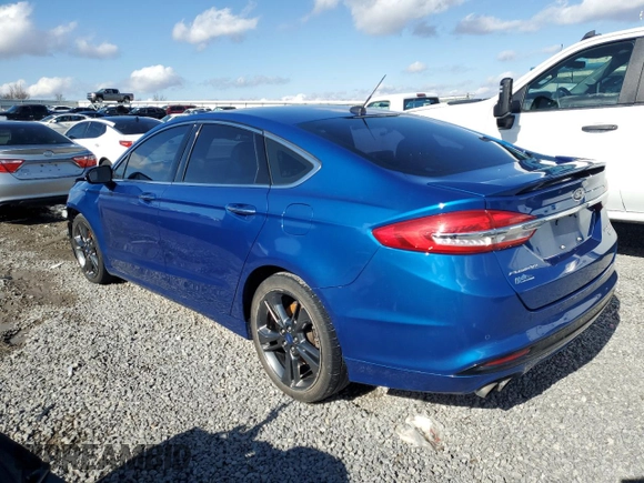 2017 Ford Fusion Sport with VIN 3FA6P0VP0HR378316, listed as a Copart auction lot 43107955 with 150,248 mi miles and Salvage Title. Bid and sale history available at carsss.com. Image 2.
