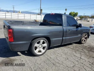 2004 Chevrolet Silverado 1500 Work Truck with VIN 1GCEC14X04Z158141, listed as a Copart auction lot 48003465 with 0 mi miles and Salvage Title. Bid and sale history available at carsss.com. Image 3.
