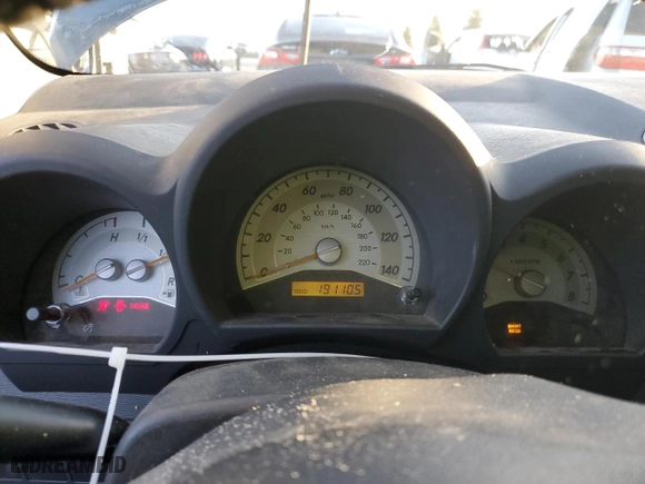2005 Scion tC with VIN JTKDE177950022722, listed as a Copart auction lot 44757095 with 191,105 mi miles and Salvage Title. Bid and sale history available at carsss.com. Image 9.