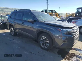 2025 Subaru Forester Premium with VIN JF2SLDBC9SH415693, listed as a Copart auction lot 80459424 with 3,996 mi miles and Salvage title. Bid and sale history available at DreamBid. Image 4.