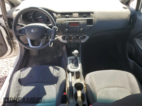 2013 Kia Rio LX with VIN KNADM5A3XD6295085, listed as a Copart auction lot 71874544 with 124,282 mi miles and Clean Title. Bid and sale history available at carsss.com. Image 8.