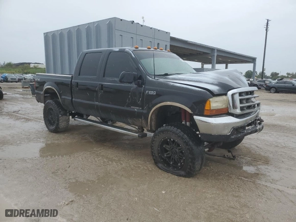 2000 Ford Super Duty F-250 XL with VIN 1FTNW21F1YEC55399, listed as a Copart auction lot 44833085 with 393,351 mi miles and Salvage Title. Bid and sale history available at carsss.com. Image 4.