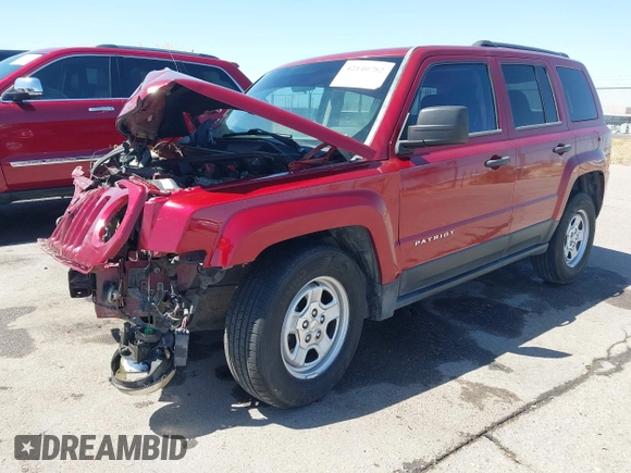 2014 Jeep Patriot Sport with VIN 1C4NJPBA6ED547680, listed as a IAAI auction lot 42140782 with 119,927 mi miles and . Bid and sale history available at DreamBid. Image 2.