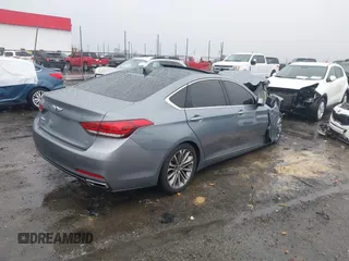 2015 Hyundai Genesis 3.8L z VIN KMHGN4JEXFU018603, wystawiony jako IAAI lot #41717349 z przebiegiem Nie podano mil oraz . Historia ofert i sprzedaży dostępna na DreamBid. Obrazek 4.