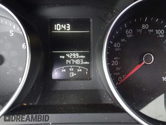 2016 Volkswagen Jetta Sedan 1.4T SE with VIN 3VWD67AJ2GM252658, listed as a IAAI auction lot 41757319 with 147,483 mi miles. Bid and sale history available at carsss.com. Image 15.