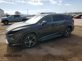 2019 Lexus RX 450h z VIN 2T2BGMCA3KC035040, wystawiony jako Copart lot #63384145 z przebiegiem 52 377 mil mil oraz Szkoda całkowita • Salvage title. Historia ofert i sprzedaży dostępna na DreamBid. Obrazek 1.