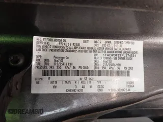 2015 Ford Focus SE with VIN 1FADP3F27FL374531, listed as a IAAI auction lot 42123579 with 128,884 mi miles and . Bid and sale history available at DreamBid. Image 9.