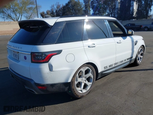 2018 Land Rover Range Rover Sport HSE with VIN SALWR2RV0JA196472, listed as a IAAI auction lot 41591320 with 99,235 mi miles. Bid and sale history available at carsss.com. Image 4.