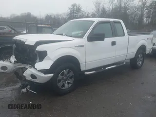2013 Ford F-150 XL with VIN 1FTEX1EM0DFA08072, listed as a IAAI auction lot 41201636 with 105,745 mi miles and . Bid and sale history available at DreamBid. Image 2.